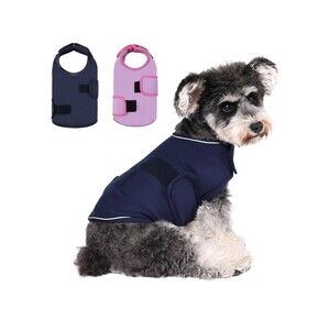 ASENKU Comfort Dog Jacket, Wrapped Dog Coat for Cold Weather Small Navy New!